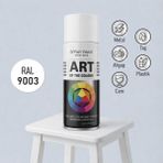 Nzb Beyaz Prof. Sprey Boya Metal Ahşap Taş Plastik ve Cam Yüzeylere Uygun Spray Boya 400 ml RAL9003 - 1 Adet