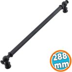 Nzb Çekmece Mutfak Mobilya Metal Dolabı Dolap Kapak Kulpu Kulpları Kulbu 288 mm Siyah