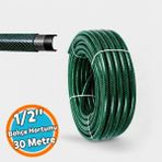 NZB Dayanıklı 3 Katlı Sağlam Klasik Bahçe Çeşme Hortumu Su Sulama Yıkama Hortum 12.5 mm 1/2" (30 Metre)