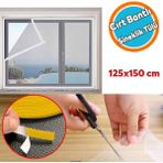 Nzb Hazır Sineklik Çift Kat Sök Tak Pratik Yıkanabilir Pencere Kapı Sinekliği 150 x 125 cm