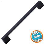 Nzb Kulp Siyah Mobilya Çekmece Mutfak Dolap Dolabı Kulpu Kulbu Kulpları 160 mm (Sert Plastik)