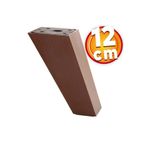 NZB Lüks Mobilya Kanepe Sehpa TV Ünitesi Koltuk Ayağı 12 cm Kahverengi Baza Ayak