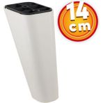 Nzb Lüks Mobilya Kanepe Sehpa Tv Ünitesi Koltuk Ayağı 14 cm Krem Oval Baza Ayak