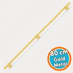Nzb Metal Kulp 800 mm Tırtıklı Desen Mobilya Çekmece Mutfak Dolabı Dolap Kulpları Kulbu Altın Gold