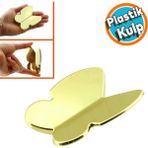 Nzb Mobilya Çekmece Dolap Kapak Kulpu Kulbu Çocuk Bebek Genç Odası Plastik Gold Altın Kulp 32 mm