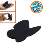 Nzb Mobilya Çekmece Dolap Kapak Kulpu Kulbu Çocuk Bebek Genç Odası Plastik Mat Siyah Kulp 32 mm