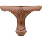 Nzb Mobilya Kanepe Koltuk Ayağı Kahverengi Ahşap Desenli Ayak 14 cm - yok