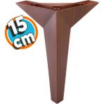 Nzb Mobilya Kanepe Sehpa Tv Ünitesi Koltuk Ayağı 15 cm Kahverengi Baza Ayak