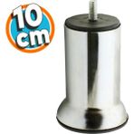 NZB Mobilya Metal Kanepe Puf Baza Koltuk Orta Destek Ayağı M8 Civata Krom Metal Ayak 10 Cm
