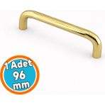 Nzb Mobilya Mutfak Çekmece Dolap Kapak Kulbu Kulpu Kulpları Metal (96 mm - 9.6 Cm) Titanyum Renk - Renkli