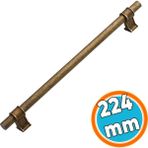 Nzb Mobilya Mutfak Çekmece Dolap Kulpu Kulbu Kulpları Eskitme Antik Sarı Metal 224 Mm-22.4 cm