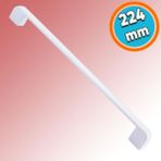 Nzb Mobilya Mutfak Dolabı Çekmece Dolap Oval Kapak Kulpu Kulbu Beyaz 224 Mm Metal Kulp
