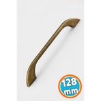 Nzb Mobilya Mutfak Dolabı Dolap Kulpu Kulbu Kulpları 128 mm - 12.8 cm Eskitme Antik Sarı Metal