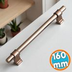 Nzb Mobilya Mutfak Dolap Kapak Çekmece Dolabı Kulpları Kulbu Kulpu Bronz Metal Kulp 160 Mm-16 cm