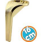 Nzb Mobilya Yükseltici Kanepe Sehpa Tv Ünitesi Koltuk Ayağı 16 cm Gold Altın Baza Ayak