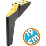 Nzb Mobilya Yükseltici Kanepe Sehpa Tv Ünitesi Koltuk Ayağı 19 cm Siyah Gold Baza Ayak - Siyah - Gold