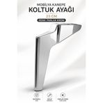 Nzb Mobilya Yükseltici Kanepe Sehpa Tv Ünitesi Koltuk Ayağı 23 cm Krom Baza Ayak
