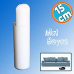 Nzb Mobilya Yükseltici Sehpa Kanepe Tv Ünitesi Koltuk Ayağı Baza Ayakları Mat Beyaz 15 cm