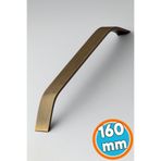 NZB Mutfak Dolabı Dolap Kulpları Kapak Kulbu Kulpu Mobilya ÇekmeceVolga (160 MM 16 CM) Antik Sarı Metal
