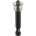 Nzb Şapkalı Alçıpan Vidalama Bits Ucu 50 mm Yıldız Ph2 S2 Çeliği Uç - Gri