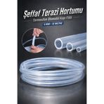 NZB Şeffaf Terazi Hortumu İç Çap 6 mm Termosifon Otomobil Kapı Fitili 10 Metre