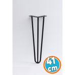 Nzb Sehpa ve Masa Ayağı 41 cm Tekli Dayanıklı Mobilya Destek Ayağı Yükseltici Ayak Modeli Siyah Metal