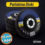 Nzb Siyah Parlatma Diski Döküm Metal Ahşap Yüzeyler Için Pas Boya Sökücü Flap Disk 115 mm - 1 Adet