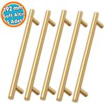 Nzb Soft Altın Metal (5 Adet) Mobilya Mutfak Dolap Çekmece Dolabı Kulbu Kulpu Kulpları 192MM