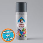 Nzb Sprey Boya Antrasit Gri 400 ml Metal Ahşap Beton Yüzeylere Uygun Hobi Dekoratif Amaçlı Sprey Boya - 1 Adet