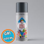 Nzb Sprey Boya Gri 400 ml Metal Ahşap Beton Yüzeylere Uygun Hobi Dekoratif Amaçlı Sprey Boya - 1 Adet