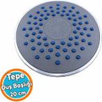 Nzb Tepe Duş Başlığı Krom Paslanmaz Çelik Yağmur Etkili Geniş Başlık Banyo Duş Sprey Başlığı