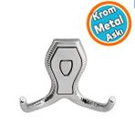 Nzb Vestiyer Mobilya Duvar Askısı Metal Dolap Elbise Askılığı Krom - Krom Kapaklı Sağlam Askı