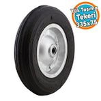 Nzb Yük Taşıma El Arabası Tekeri Bilyeli Rulmanlı Dubleks Teker 335X75 mm Çelik Jant