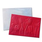 NZJ 3D dokulu bahar mutlu anneler günü çiçek lale plastik kabartma klasörleri kart yapımı Scrapbooking ve diğer kağıt el sanatları