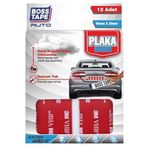 NZM TİCARET Boss Tape 3m Yapıştırıcılı Plaka Yapıştırma Bandı 12 Adet