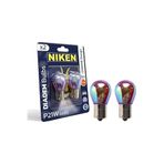 NZM TİCARET Niken P21w 93 Turuncu Amber Chrome Diadem Ba15s (2 ADET) 12v