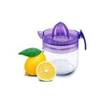 NZM TİCARET Promosyonca Limon Sıkacağı, Cam Gövde, Plastik Sıkacak, 300 ml (MOR)