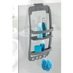 NZM TİCARET Saban Plastik Banyo Rafı (Gri)