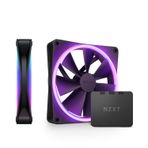 NZXT F140RGB Duo RF-D14DF-B1 140mm İkili Siyah Kasa Fanı