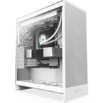 NZXT H Series H7 Flow (2024) CM-H72FW-01 Beyaz Mid Tower Gaming (Oyuncu) Kasa