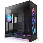 NZXT H Series H9 Flow RGB+ CM-H92FB-P1 Siyah ATX Mid Tower Gaming (Oyuncu) Kasa