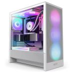 Nzxt H5 Flow Rgb Edition Atx Usb 3.2 Usb-C Beyaz Mid Tower Kasa