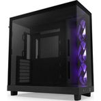 NZXT H6 Flow RGB Tempered Glass Siyah USB 3.2 ATX Mid Tower Kasa
