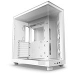NZXT H6 Flow Tempered Glass White USB 3.2 ATX Mid Tower Kasa