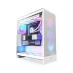 Nzxt H7 Flow 2024 CM-H72FW-R1 RGB Temperli Cam USB 3.2 ATX Mid Tower Kasa