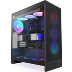 Nzxt H7 Flow(2024) Cm-H72fb-R1 Rgb Black Tempered Glass Usb 3.2 Atx Mid Tower Kasa