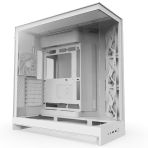 Nzxt H9 Flow Large Dual-Chamber Tempered Glass Usb 3.2 Beyaz Atx Mid Tower Kasa