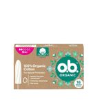 O.B 16'lı Organic Coton Mini Tampon