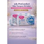 O.b. Procomfort Mini Tampon 16LI 2 Paket Ultimate Comfort Silktouch Teknolojili