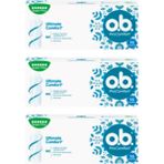 O.b. Procomfort Tampon Süper Plus 16'lı 3 Paket (toplam 48 Adet)